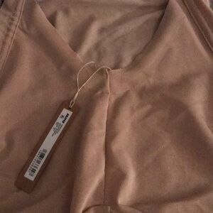 SKIMS Nude/Taupe V-Neck Shapewear Top